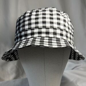 Altar'd State Black and White Checked Bucket Hat